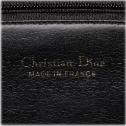 Dior Vintage - Leather Handbag Bag - Black - Leather Handbag - Luxury High Quality - Avvenice