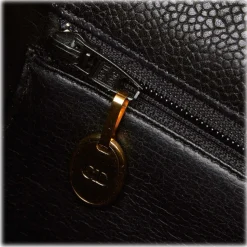 Dior Vintage - Leather Handbag Bag - Black - Leather Handbag - Luxury High Quality - Avvenice