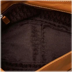 Dior Vintage - Leather Handbag Bag - Brown - Leather Handbag - Luxury High Quality - Avvenice