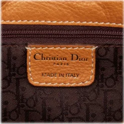 Dior Vintage - Leather Handbag Bag - Brown - Leather Handbag - Luxury High Quality - Avvenice