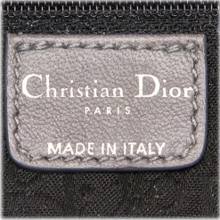 Dior Vintage - Leather Handbag Bag - Grey - Leather Handbag - Luxury High Quality - Avvenice