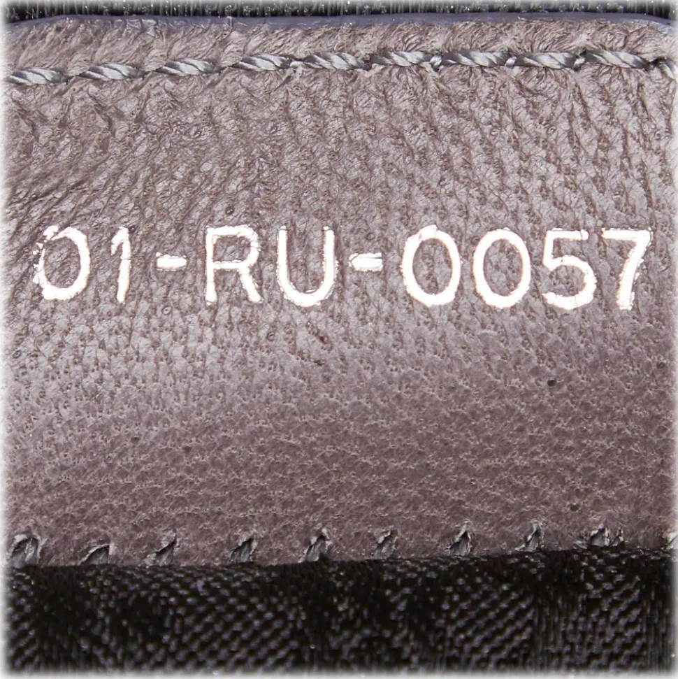 Dior Vintage - Leather Handbag Bag - Grey - Leather Handbag - Luxury High Quality - Avvenice