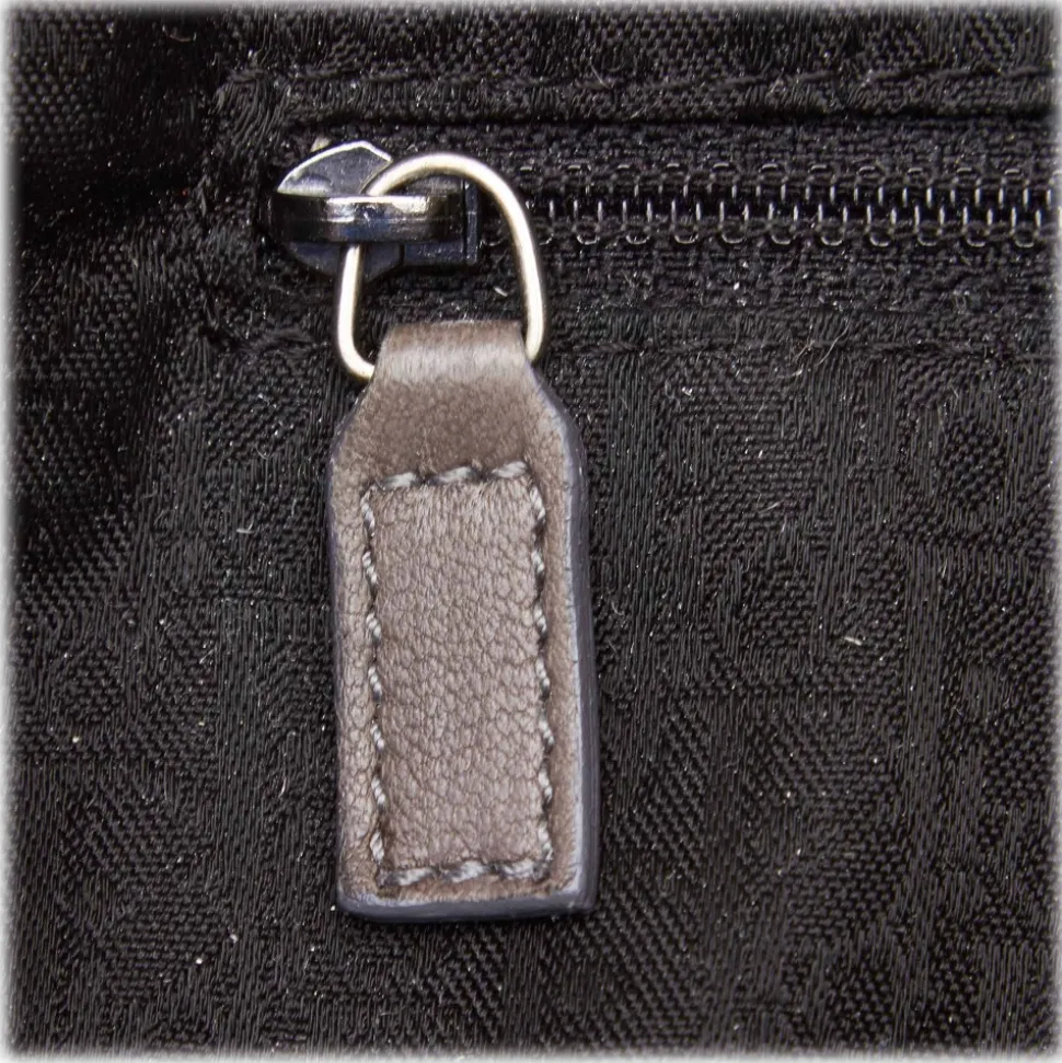 Dior Vintage - Leather Handbag Bag - Grey - Leather Handbag - Luxury High Quality - Avvenice
