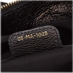 Dior Vintage - Leather Hobo Bag - Black - Leather Handbag - Luxury High Quality - Avvenice