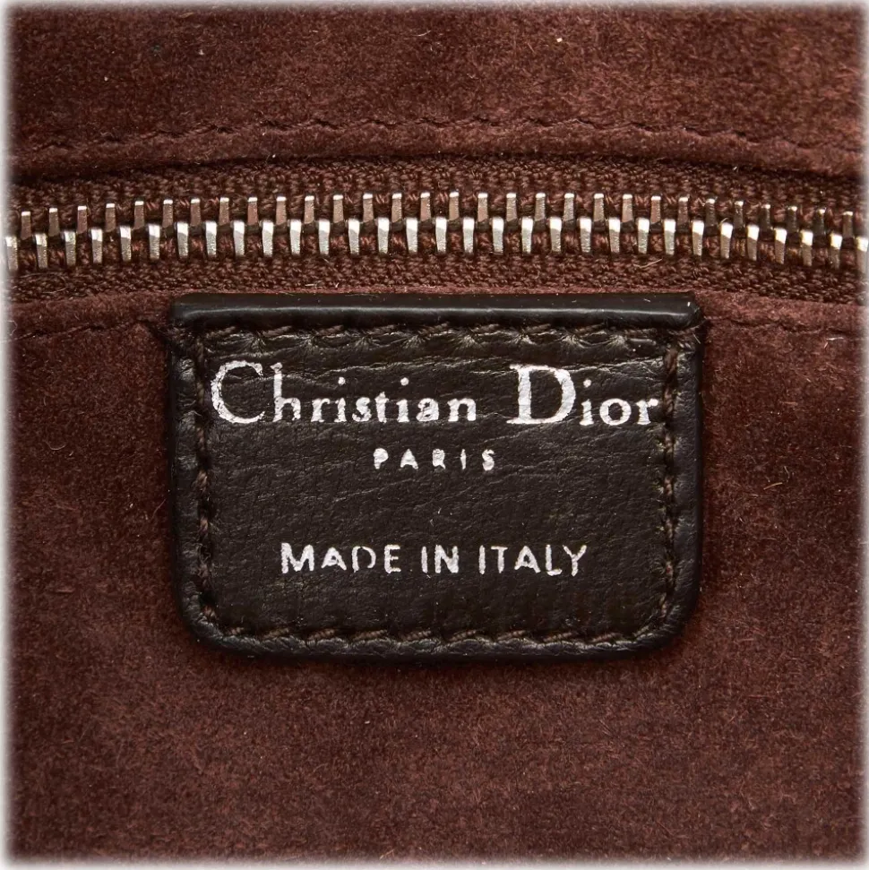 Dior Vintage - Leopard Print Pony Hair Shoulder Bag - Brown Beige - Leather Handbag - Luxury High Quality - Avvenice