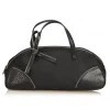 Dior Vintage - Nylon Handbag Bag - Black - Leather and Canvas Handbag - Luxury High Quality - Avvenice