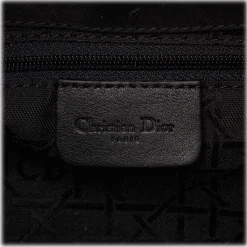 Dior Vintage - Nylon Malice Pearl Shoulder Bag - Black - Leather Handbag - Luxury High Quality - Avvenice