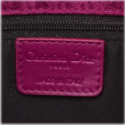 Dior Vintage - Oblique Canvas Shoulder Bag - Pink - Leather Handbag - Luxury High Quality - Avvenice