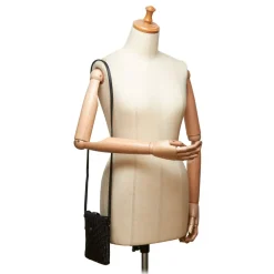 Dior Vintage - Oblique Canvas Handbag Bag - Black - Leather and Canvas Handbag - Luxury High Quality - Avvenice