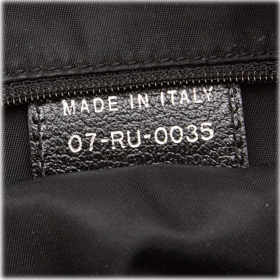 Dior Vintage - Oblique Floral Jacquard Handbag Bag - Black - Leather and Canvas Handbag - Luxury High Quality - Avvenice