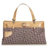 Dior Vintage - Oblique Jacquard Handbag Bag - Brown - Leather Handbag - Luxury High Quality - Avvenice