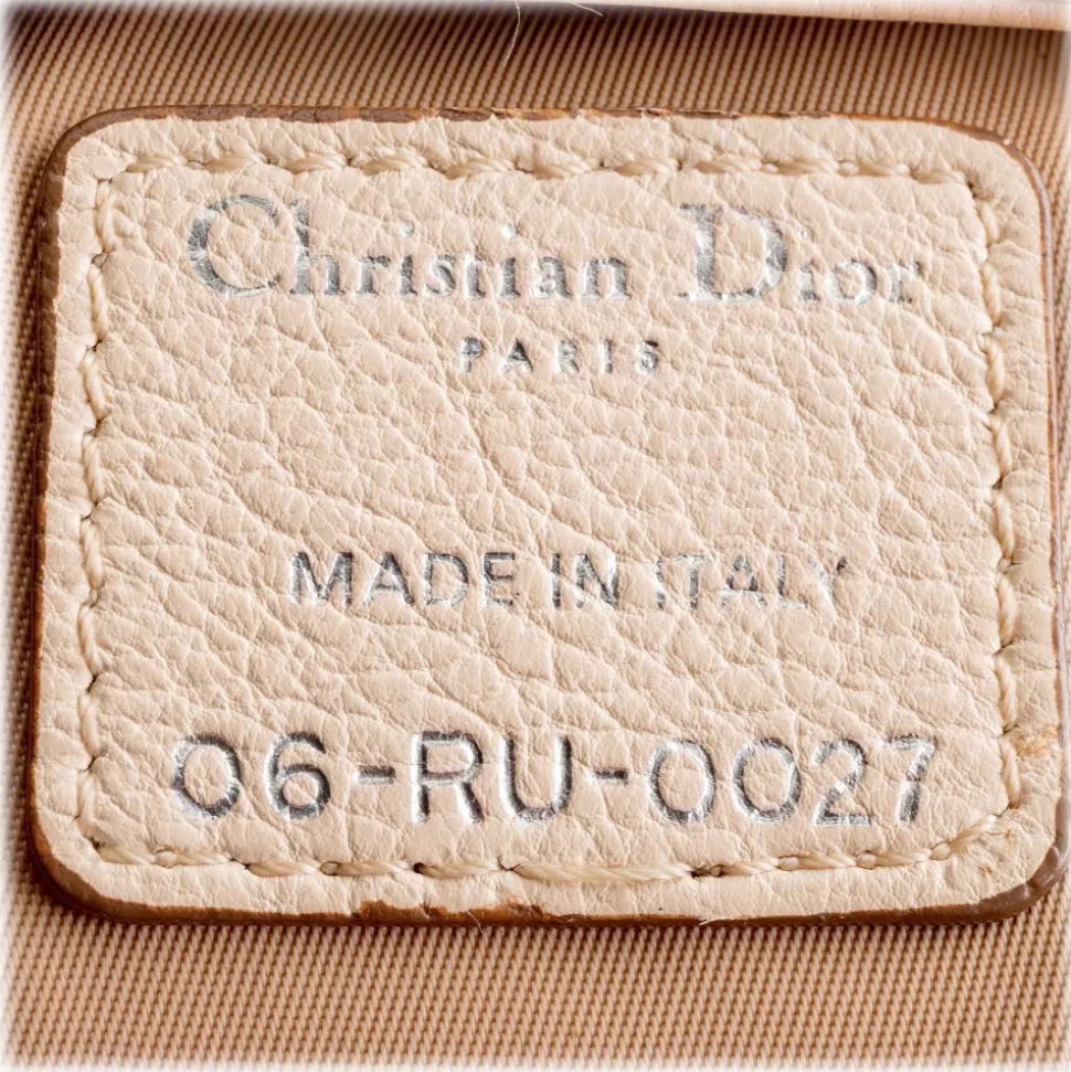 Dior Vintage - Oblique Jacquard Crossbody Bag - Brown Beige - Leather and Canvas Handbag - Luxury High Quality - Avvenice