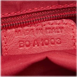 Dior Vintage - Oblique Jacquard Shoulder Bag - Red - Leather and Canvas Handbag - Luxury High Quality - Avvenice