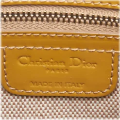 Dior Vintage - Oblique Patent Leather Boston Bag - Brown Beige - Leather Handbag - Luxury High Quality - Avvenice