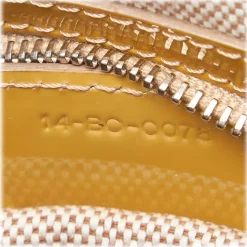 Dior Vintage - Oblique Patent Leather Boston Bag - Brown Beige - Leather Handbag - Luxury High Quality - Avvenice