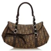Dior Vintage - Oblique Romantique Handbag Bag - Brown - Leather Handbag - Luxury High Quality - Avvenice