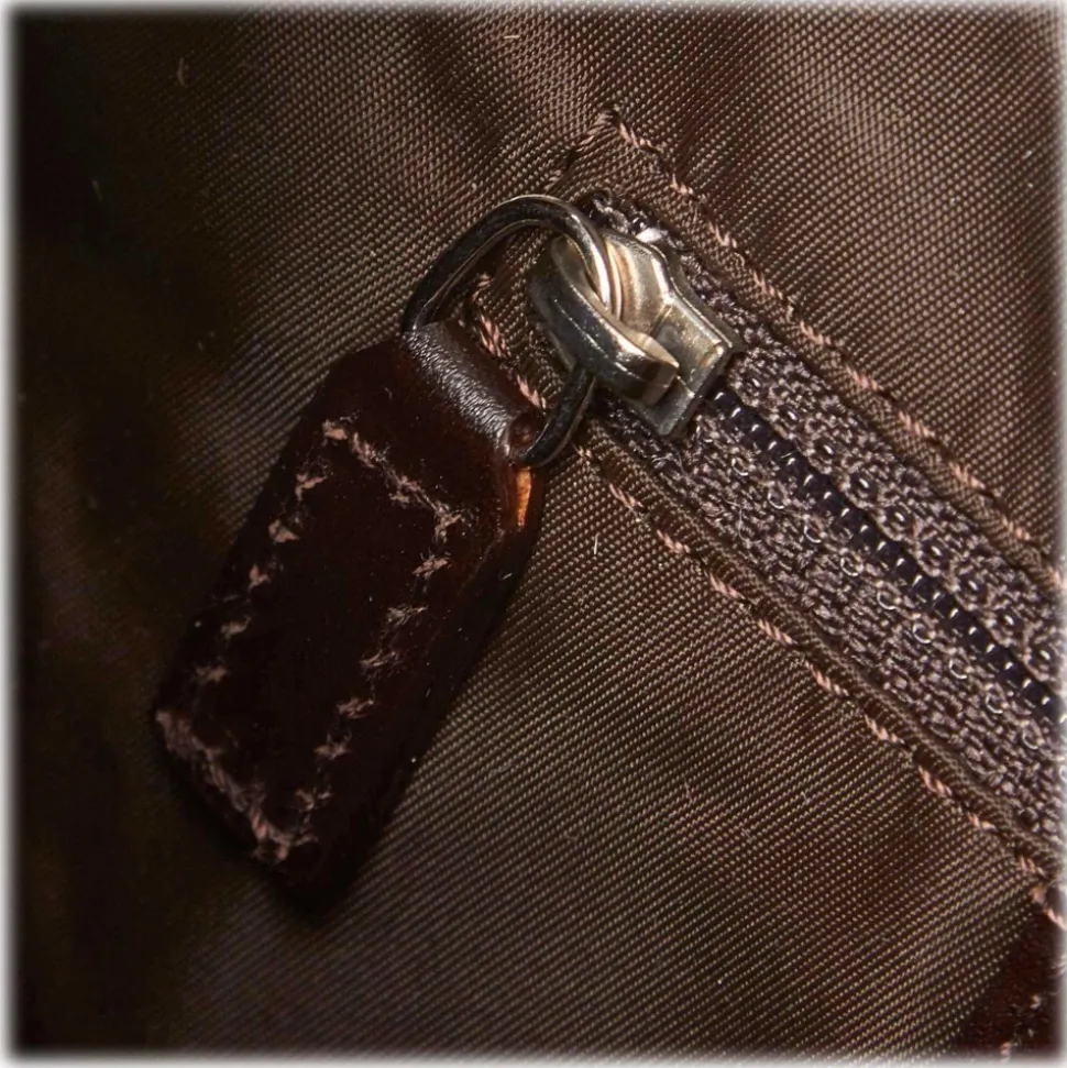 Dior Vintage - Oblique Romantique Handbag Bag - Brown - Leather Handbag - Luxury High Quality - Avvenice