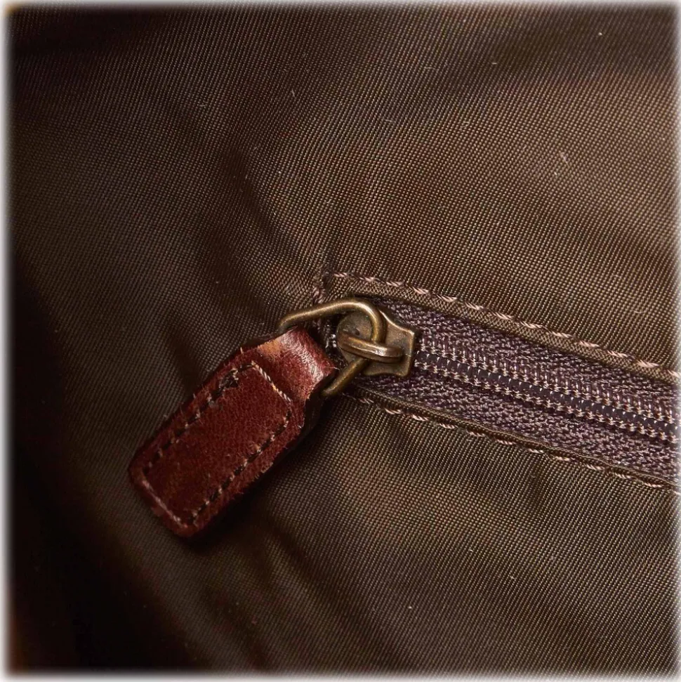 Dior Vintage - Oblique Shoulder Bag - Brown Beige - Leather Handbag - Luxury High Quality - Avvenice