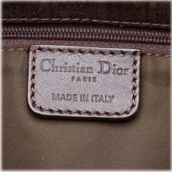 Dior Vintage - Oblique Tote Bag - Brown - Leather Handbag - Luxury High Quality - Avvenice