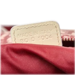 Dior Vintage - Oblique Trotter Boston Bag - Red White - Leather Handbag - Luxury High Quality - Avvenice