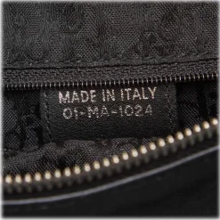 Dior Vintage - Peace and Love Hobo Bag - Black - Leather Handbag - Luxury High Quality - Avvenice