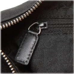 Dior Vintage - Peace and Love Hobo Bag - Black - Leather Handbag - Luxury High Quality - Avvenice