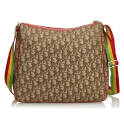 Dior Vintage - Rasta Oblique Crossbody Bag - Brown Beige - Leather Handbag - Luxury High Quality - Avvenice