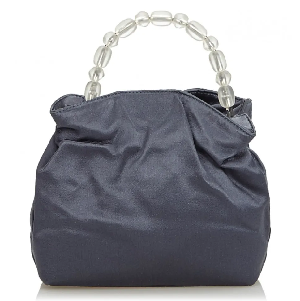 Dior Vintage - Satin Malice Handbag Bag - Black - Leather Handbag - Luxury High Quality - Avvenice