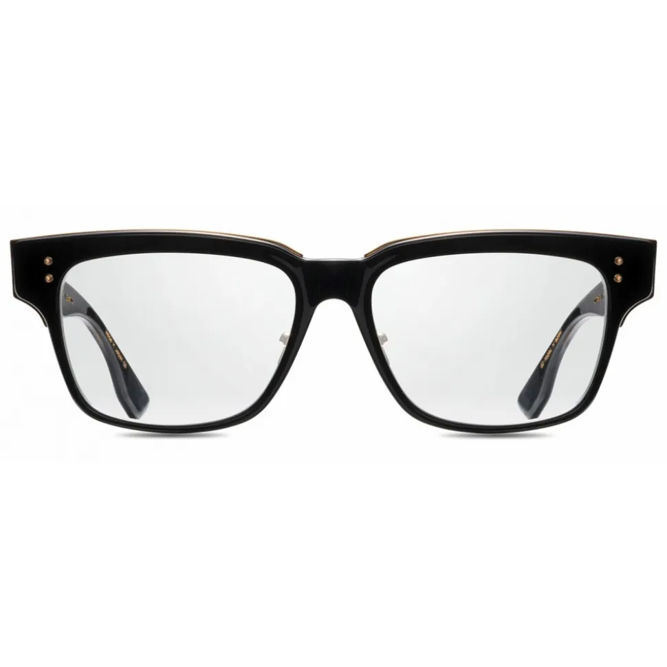 DITA - Auder - Black White Gold - DTX129-55 - Optical Glasses - DITA Eyewear - Avvenice