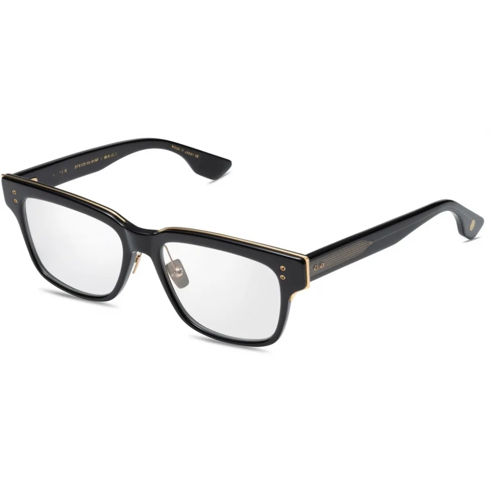 DITA - Auder - Black White Gold - DTX129-55 - Optical Glasses - DITA Eyewear - Avvenice