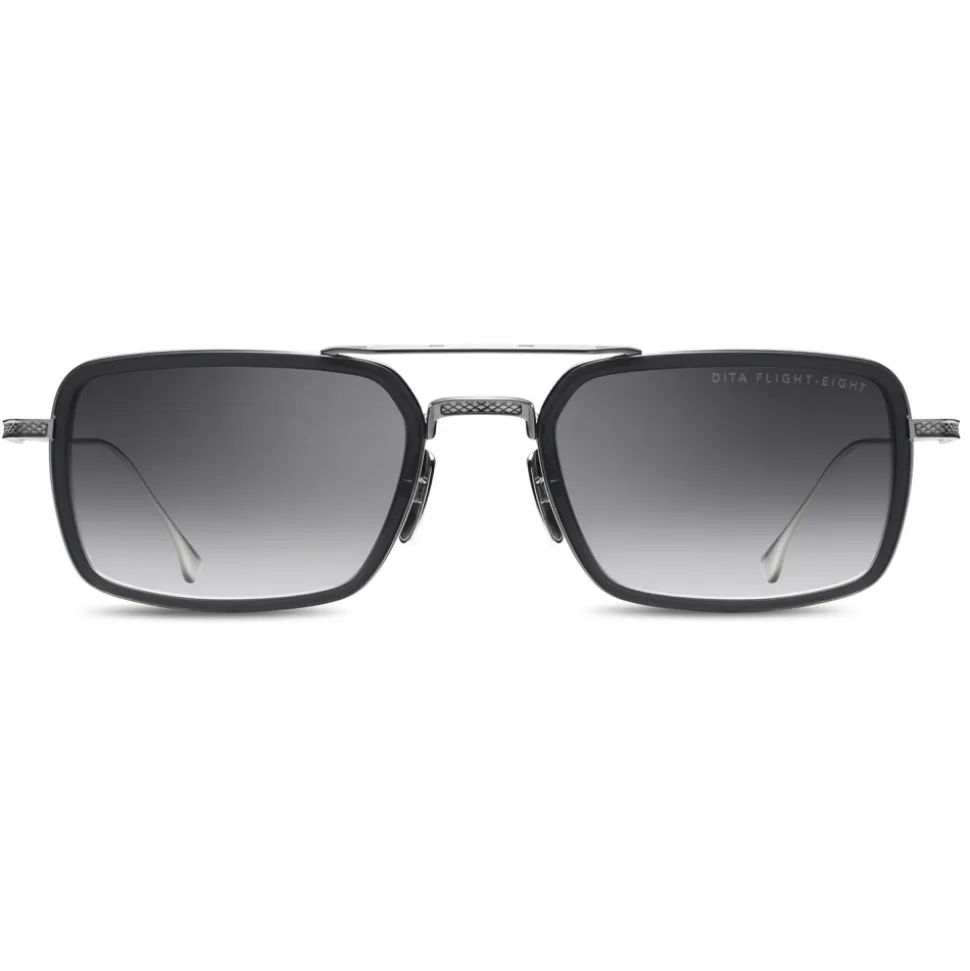 DITA - Flight-Eight - Smoke Grey - DTS134-53 - Sunglasses - DITA Eyewear - Avvenice
