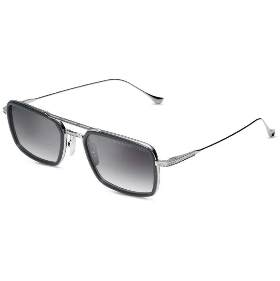 DITA - Flight-Eight - Smoke Grey - DTS134-53 - Sunglasses - DITA Eyewear - Avvenice
