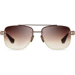 DITA - Grand-Evo Two - White Gold Brown - DTS139 - Sunglasses - DITA Eyewear - Avvenice
