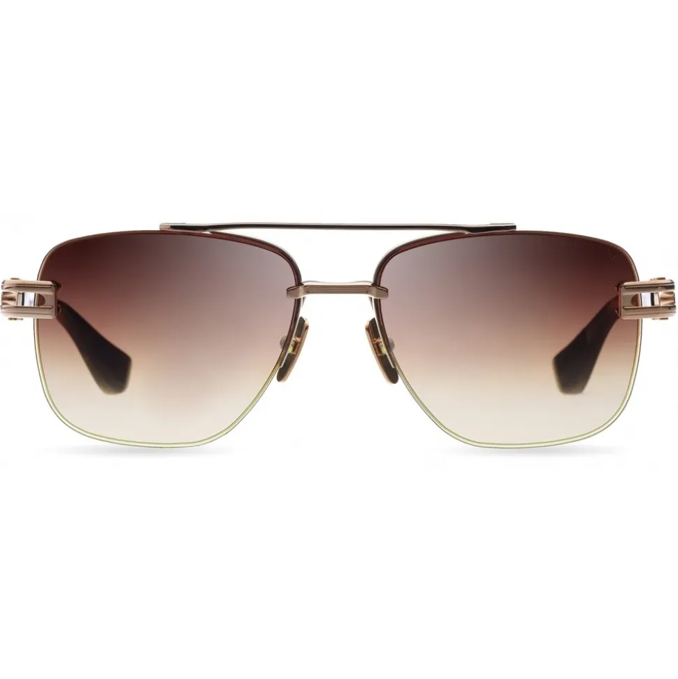 DITA - Grand-Evo Two - White Gold Brown - DTS139 - Sunglasses - DITA Eyewear - Avvenice