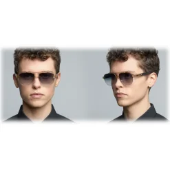 DITA - Grand-Evo Two - White Gold Brown - DTS139 - Sunglasses - DITA Eyewear - Avvenice