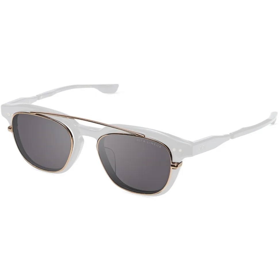 DITA - Lineus - Sun Clip - White Gold - DTS702 - Sunglasses - DITA Eyewear - Avvenice