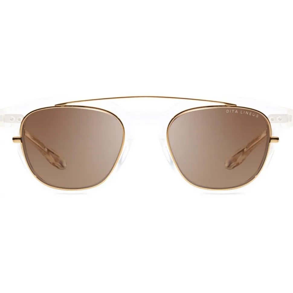 DITA - Lineus - Sun Clip - Yellow Gold - DTS702 - Sunglasses - DITA Eyewear - Avvenice