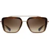 DITA - Mach-Seven - Dark Brown Crystal - DTS135-56 - Sunglasses - DITA Eyewear - Avvenice