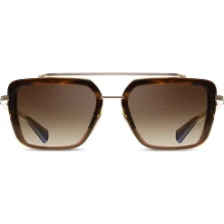 DITA - Mach-Seven - Dark Brown Crystal - DTS135-56 - Sunglasses - DITA Eyewear - Avvenice