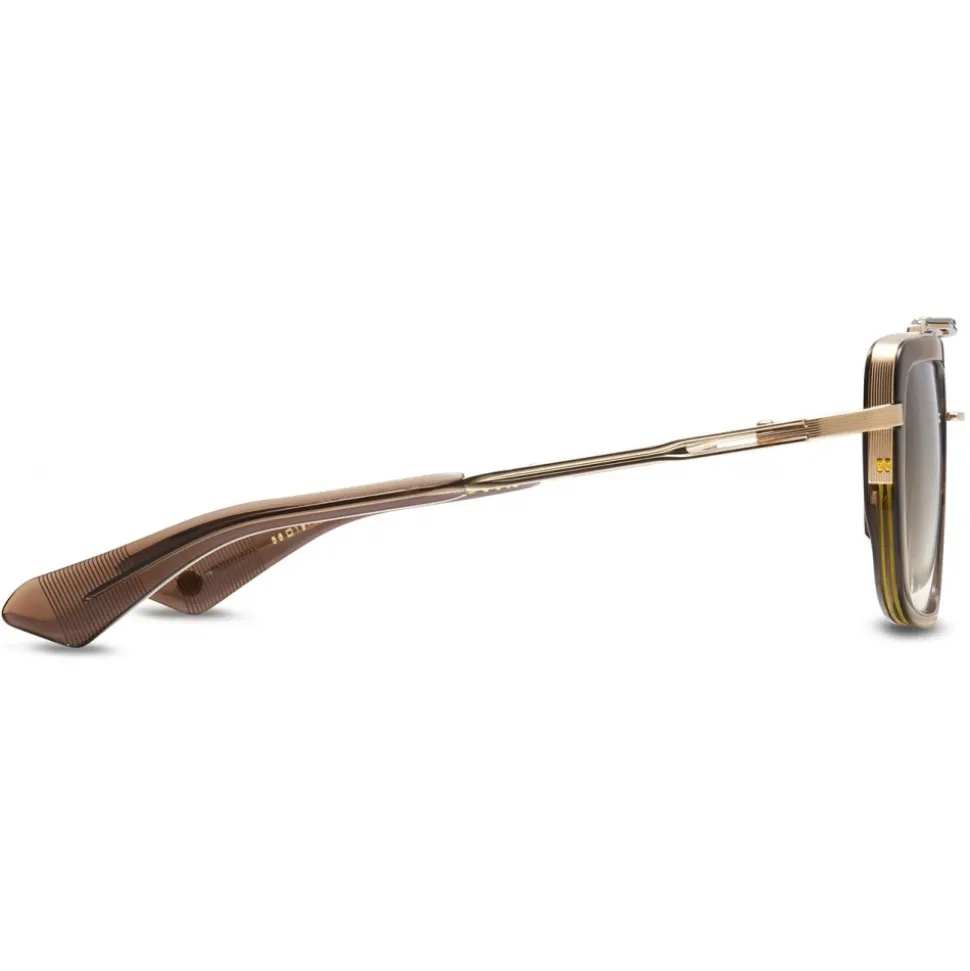 DITA - Mach-Seven - Dark Brown Crystal - DTS135-56 - Sunglasses - DITA Eyewear - Avvenice