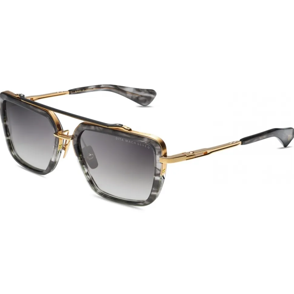 DITA - Mach-Seven - Dark Grey Swirl - DTS135-56 - Sunglasses - DITA Eyewear - Avvenice