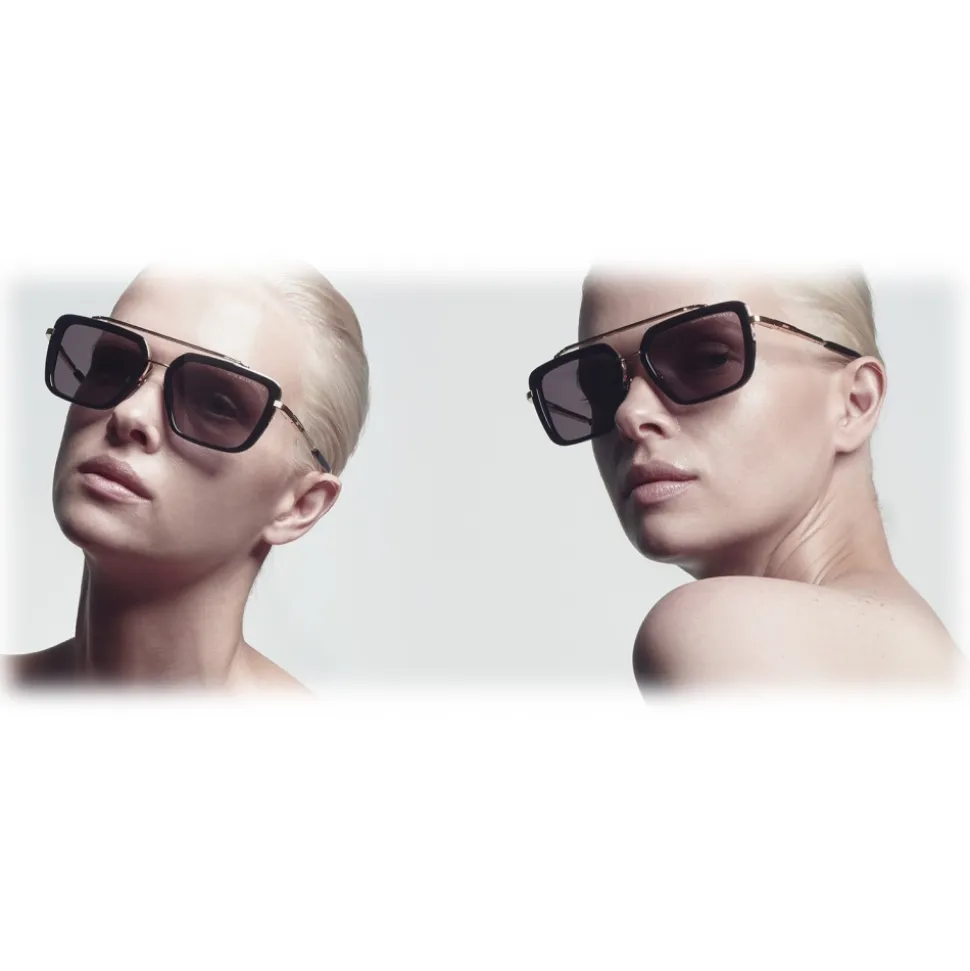 DITA - Mach-Seven - Dark Grey Swirl - DTS135-56 - Sunglasses - DITA Eyewear - Avvenice