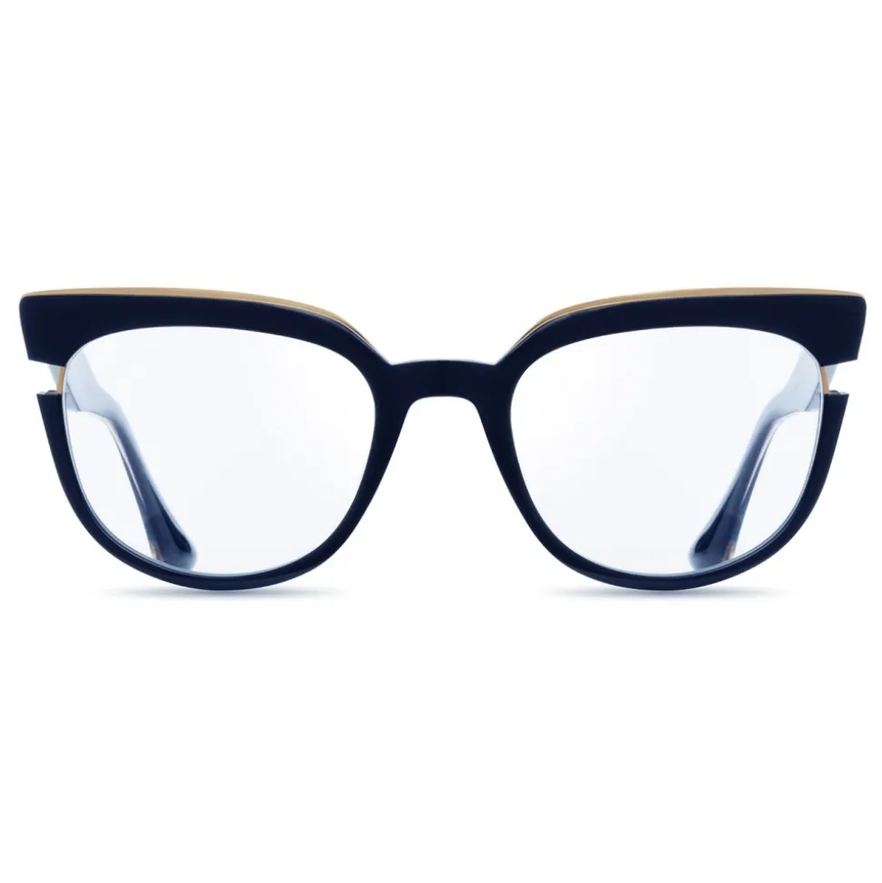 DITA - Monthra - Asian Fit - Navy Gold - DTX518-50-AF - Optical Glasses - DITA Eyewear - Avvenice