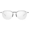 DITA - Schema-Two - Antique Silver Crystal Clear - DTX131-49 - Optical Glasses - DITA Eyewear - Avvenice