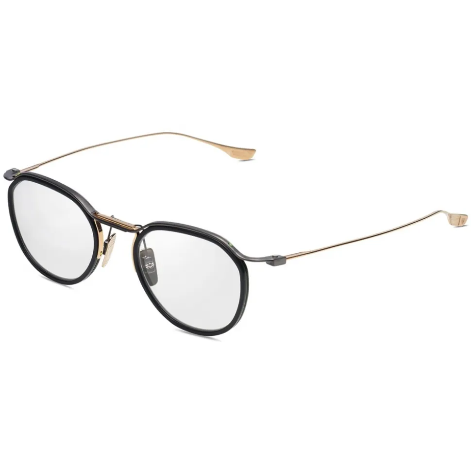 DITA - Schema-Two - Black Iron Gold - DTX131-49 - Optical Glasses - DITA Eyewear - Avvenice