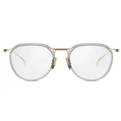 DITA - Schema-Two - White Gold Crystal Clear - DTX131-49 - Optical Glasses - DITA Eyewear - Avvenice