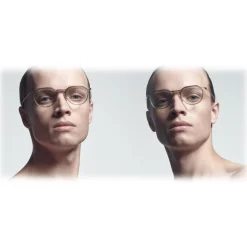 DITA - Schema-Two - White Gold Crystal Clear - DTX131-49 - Optical Glasses - DITA Eyewear - Avvenice