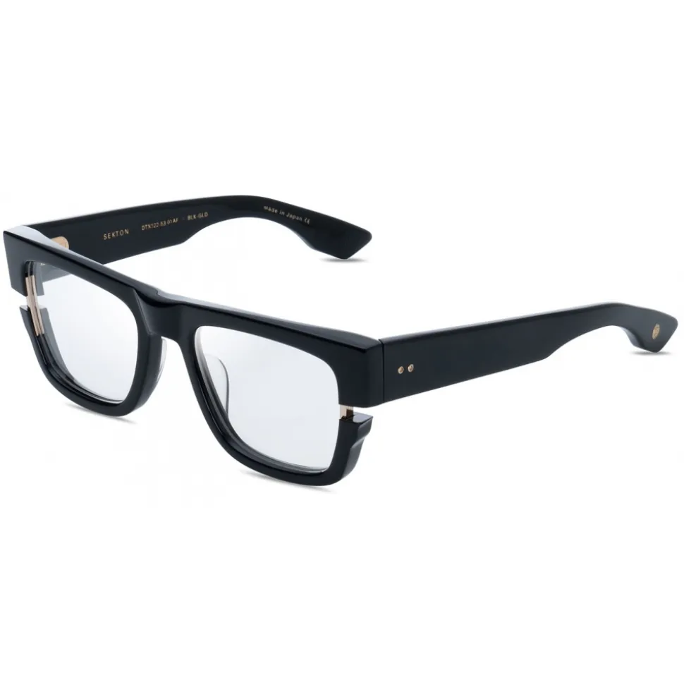 DITA - Sekton - Asian Fit - Black - DTX122-53 - Optical Glasses - DITA Eyewear - Avvenice