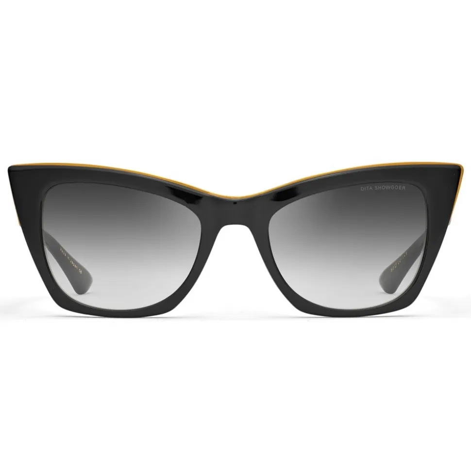DITA - Showgoer - Black Yellow Gold - DTS513 - Sunglasses - DITA Eyewear - Avvenice