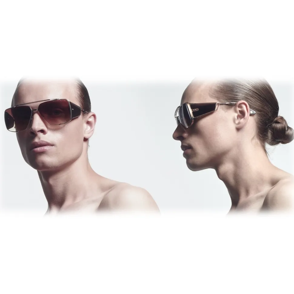 DITA - Souliner-Two - White Gold - DTS136-64 - Sunglasses - DITA Eyewear - Avvenice